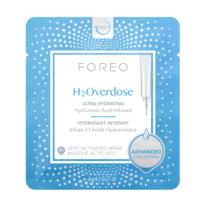 Masca activa Foreo UFO H2Overdose, 6 buc