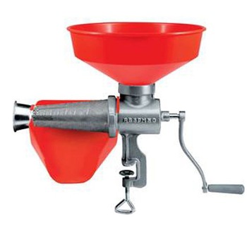 Storcator de rosii manual Reber 8501 N, nr. 5, corp fonta, vas receptie nylon Storcator de rosii manual Reber 8501 N, nr. 5, corp fonta, vas receptie nylon