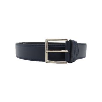 Curea barbati din piele naturala 125 cm NN 001, Bleumarin Curea barbati din piele naturala 125 cm NN 001, Bleumarin