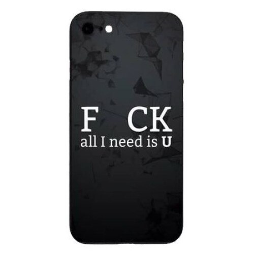 Husa Apple iPhone 8 Flippy Multicolor Mesaj Fcuk