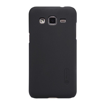 Husa Samsung Galaxy J2 2015 Nillkin Frosted Shield Negru + Folie de protectie Husa Samsung Galaxy J2 2015 Nillkin Frosted Shield Negru + Folie de protectie
