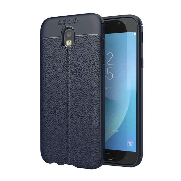 Capac de protectie i-Zore AIR pentru Samsung J7 2017 (J730), TPU moale, albastru