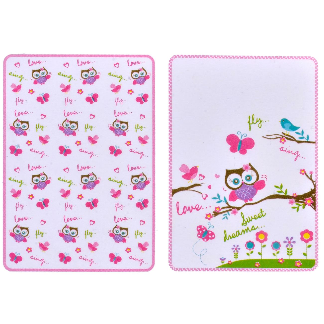 Set 2 cearceafuri impermeabile , Zola®, 38x57 cm, Bufnita