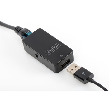 Prelungitor USB 2.0 prin cablu UTP, Digitus Prelungitor USB 2.0 prin cablu UTP, Digitus