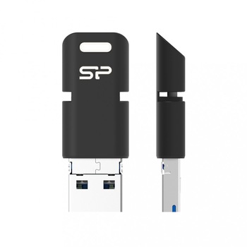 Memorie USB 3.1 Silicon Power Mobile C50, 32 GB, Negru Memorie USB 3.1 Silicon Power Mobile C50, 32 GB, Negru