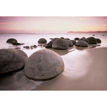 Fototapet natura, Moeraki Boulders, cod 285, dimensiuni H - 254 / L - 366 , lavabil, usor de montat si de curatat, adeziv inclus Fototapet natura, Moeraki Boulders, cod 285, dimensiuni H - 254 / L - 366 , lavabil, usor de montat si de curatat, adeziv inclus