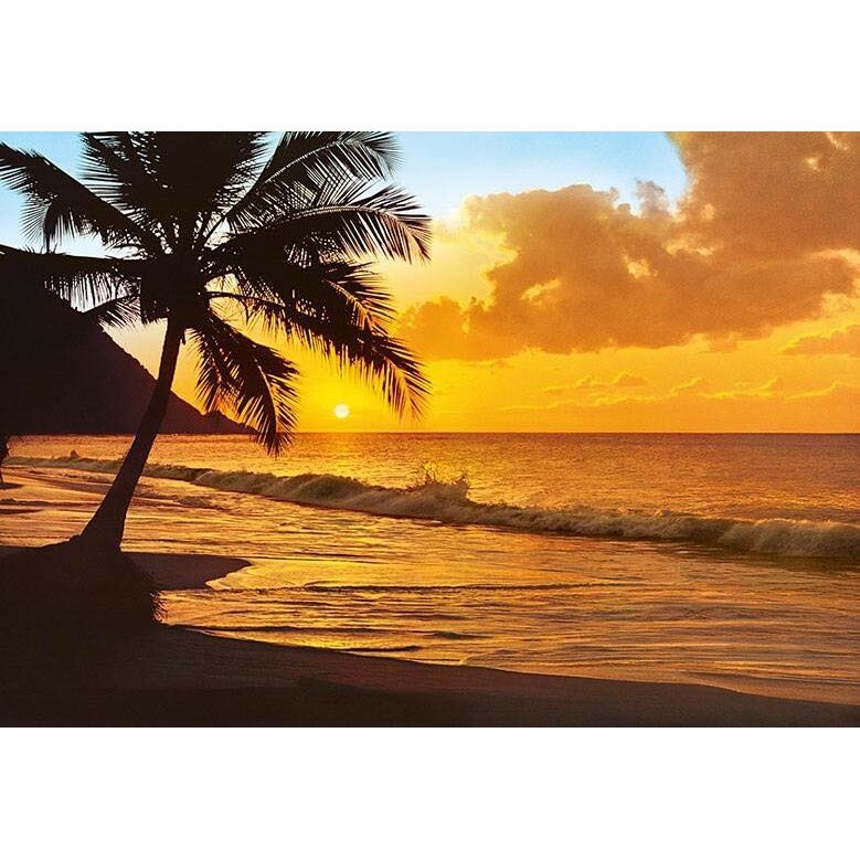 Fototapet natura, Pacific Sunset, cod 218, dimensiuni H - 254 / L - 366 , lavabil, usor de montat si de curatat, adeziv inclus