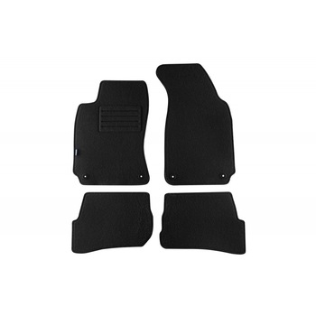 Set 4 covorase auto PETEX din mocheta, negru, compatibil cu VW Passat 08/2001-02/2005 Set 4 covorase auto PETEX din mocheta, negru, compatibil cu VW Passat 08/2001-02/2005