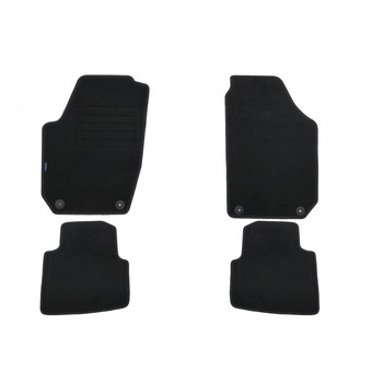 Set 4 covorase auto PETEX din mocheta, negru, compatibil cu Skoda Roomster 03/2008+ Set 4 covorase auto PETEX din mocheta, negru, compatibil cu Skoda Roomster 03/2008+