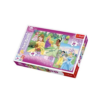 Puzzle Trefl Printesele Disney 2in1 cu 24/48 piese Puzzle Trefl Printesele Disney 2in1 cu 24/48 piese