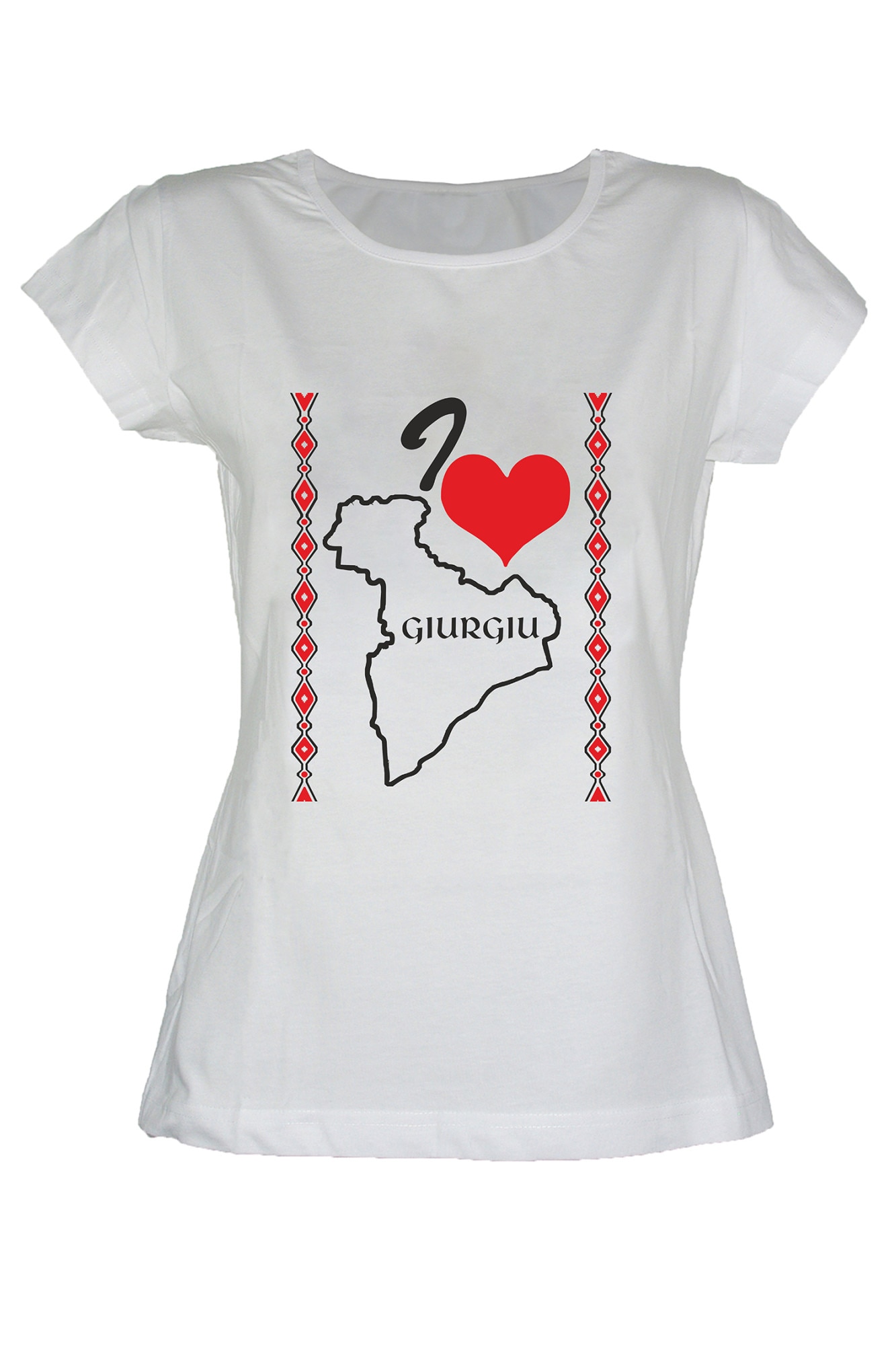 Tricou I love Giurgiu dama