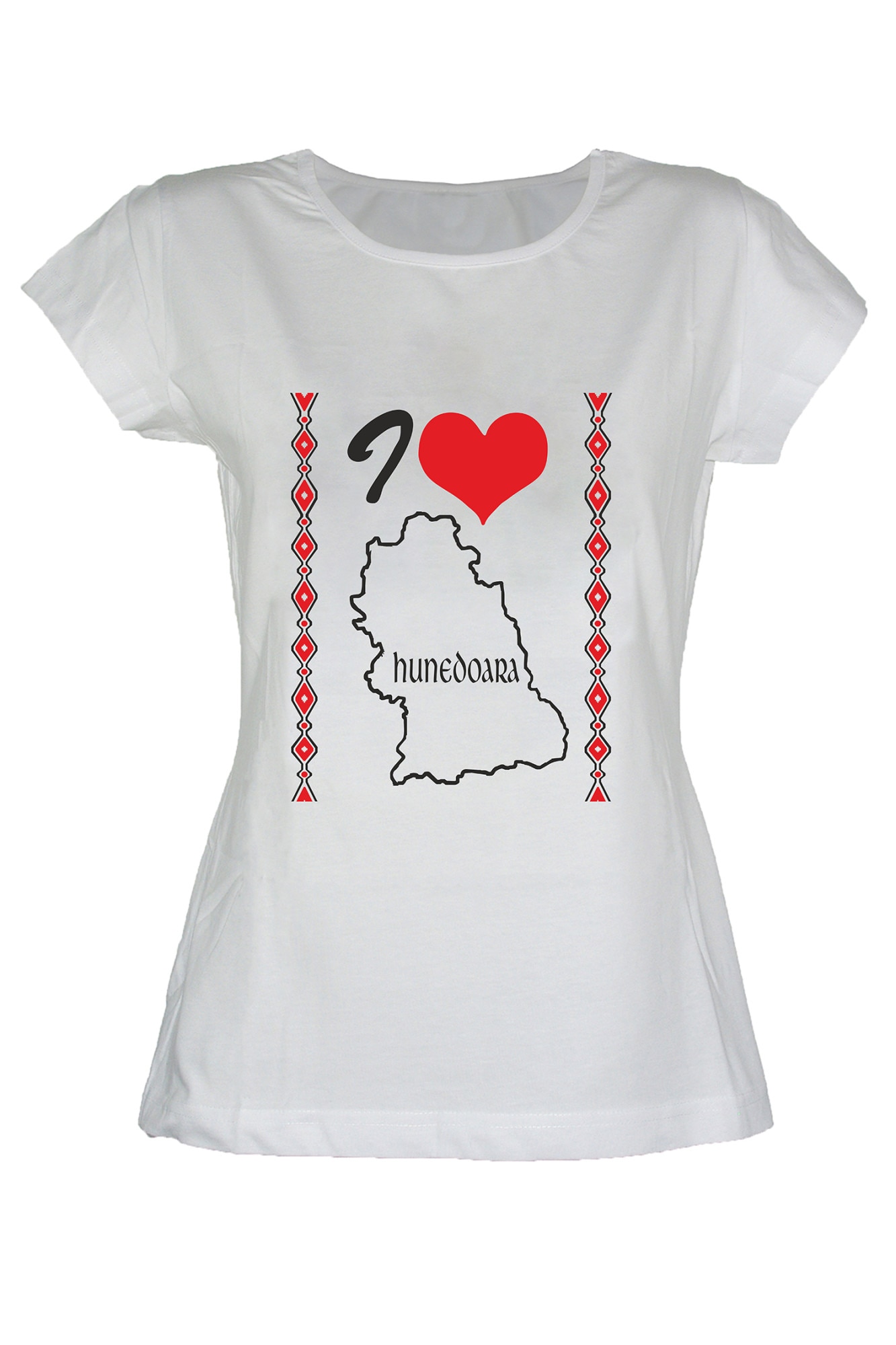 Tricou I love Hunedoara dama