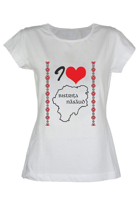 Tricou I love Bistrita dama