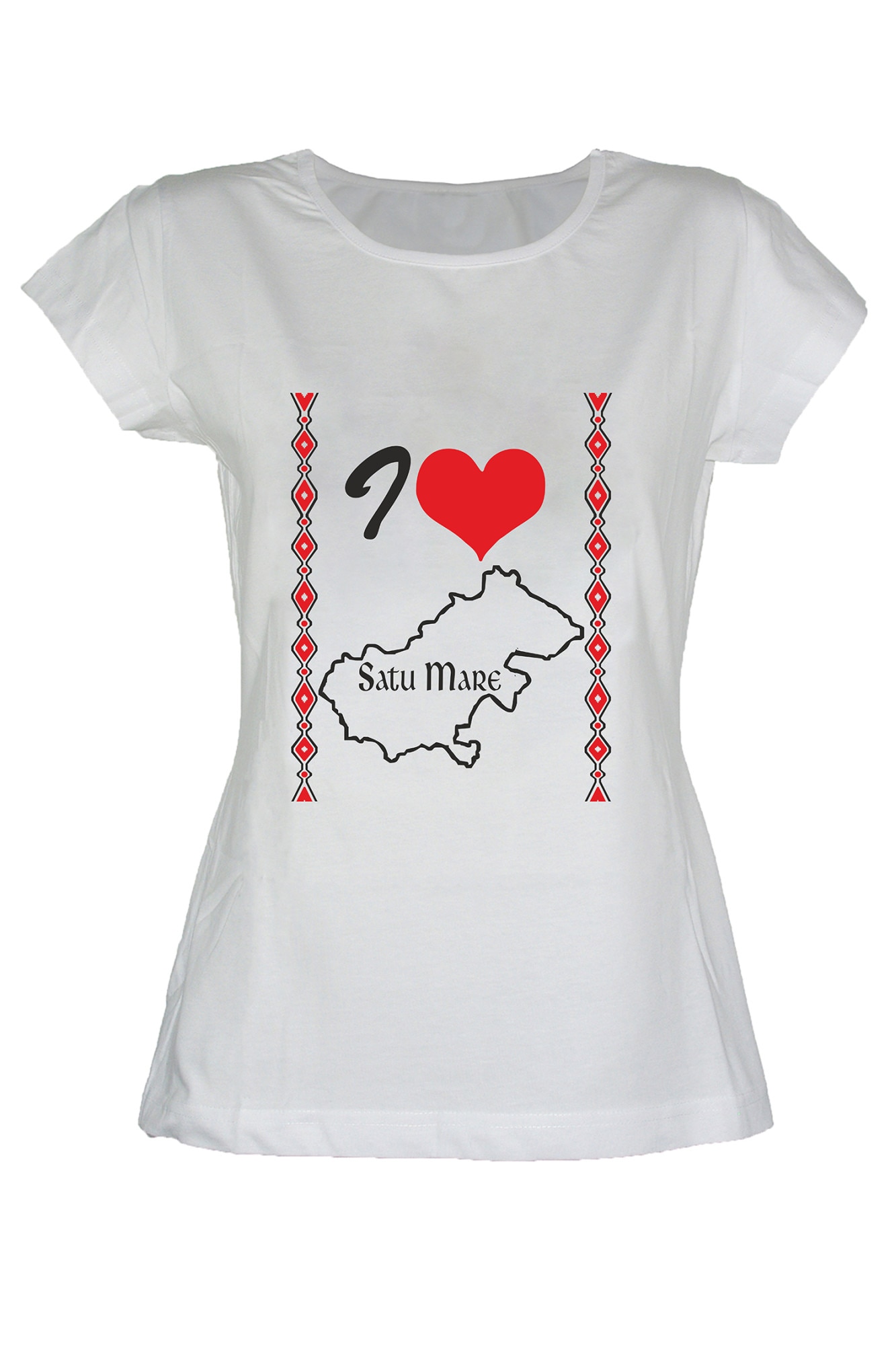 Tricou I love Satu Mare dama