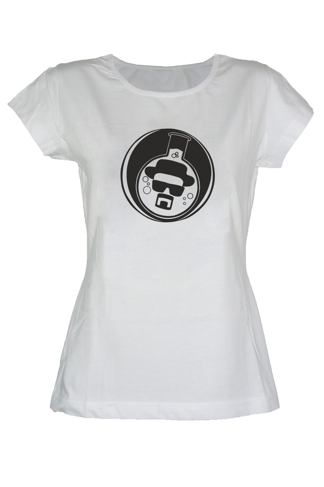 Tricou Walter White dama, Alb