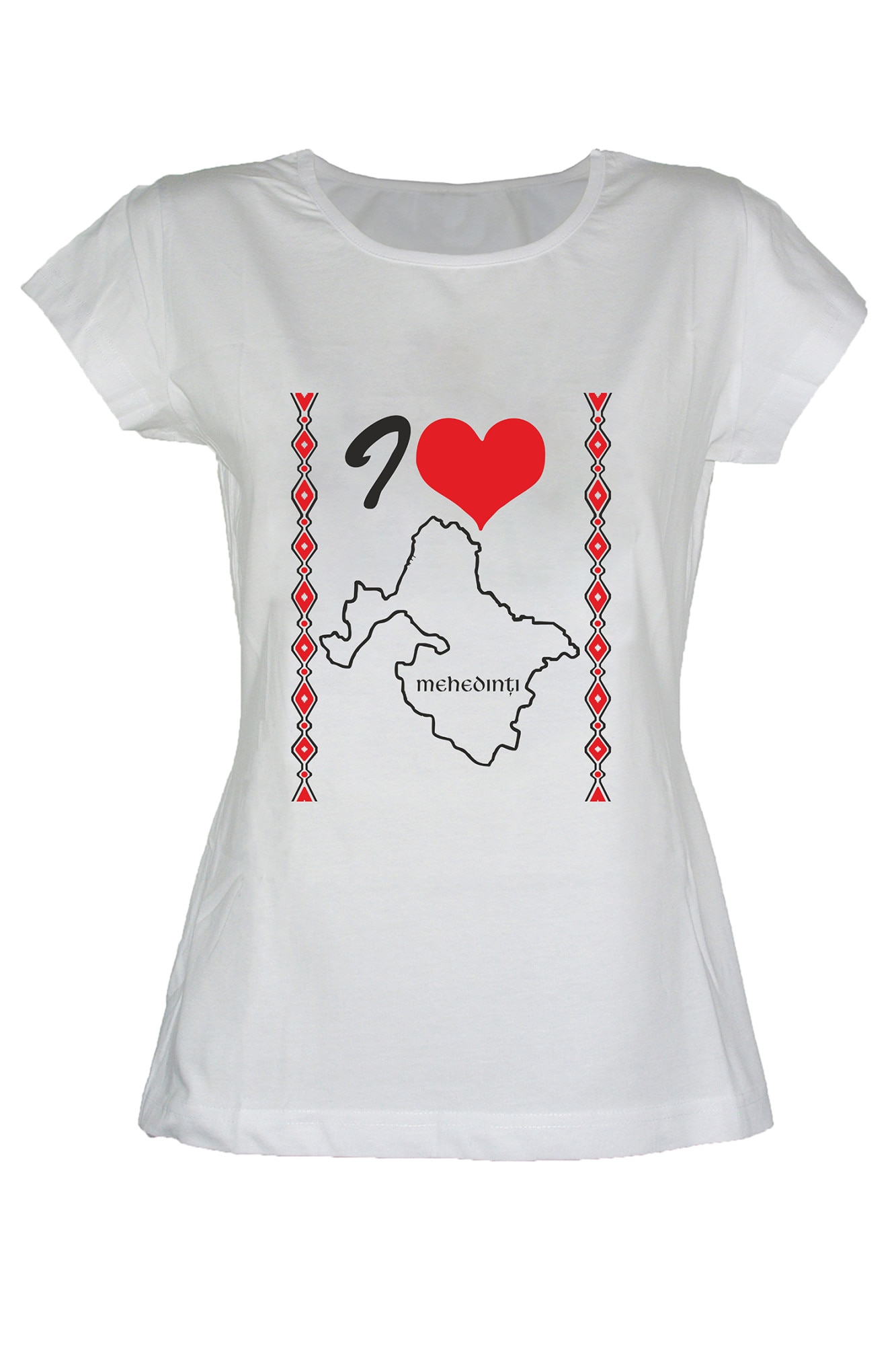 Tricou I love Mehedinti dama