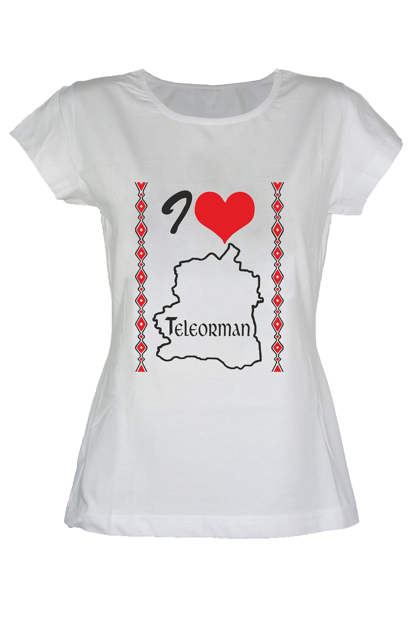 Tricou I love Teleorman dama