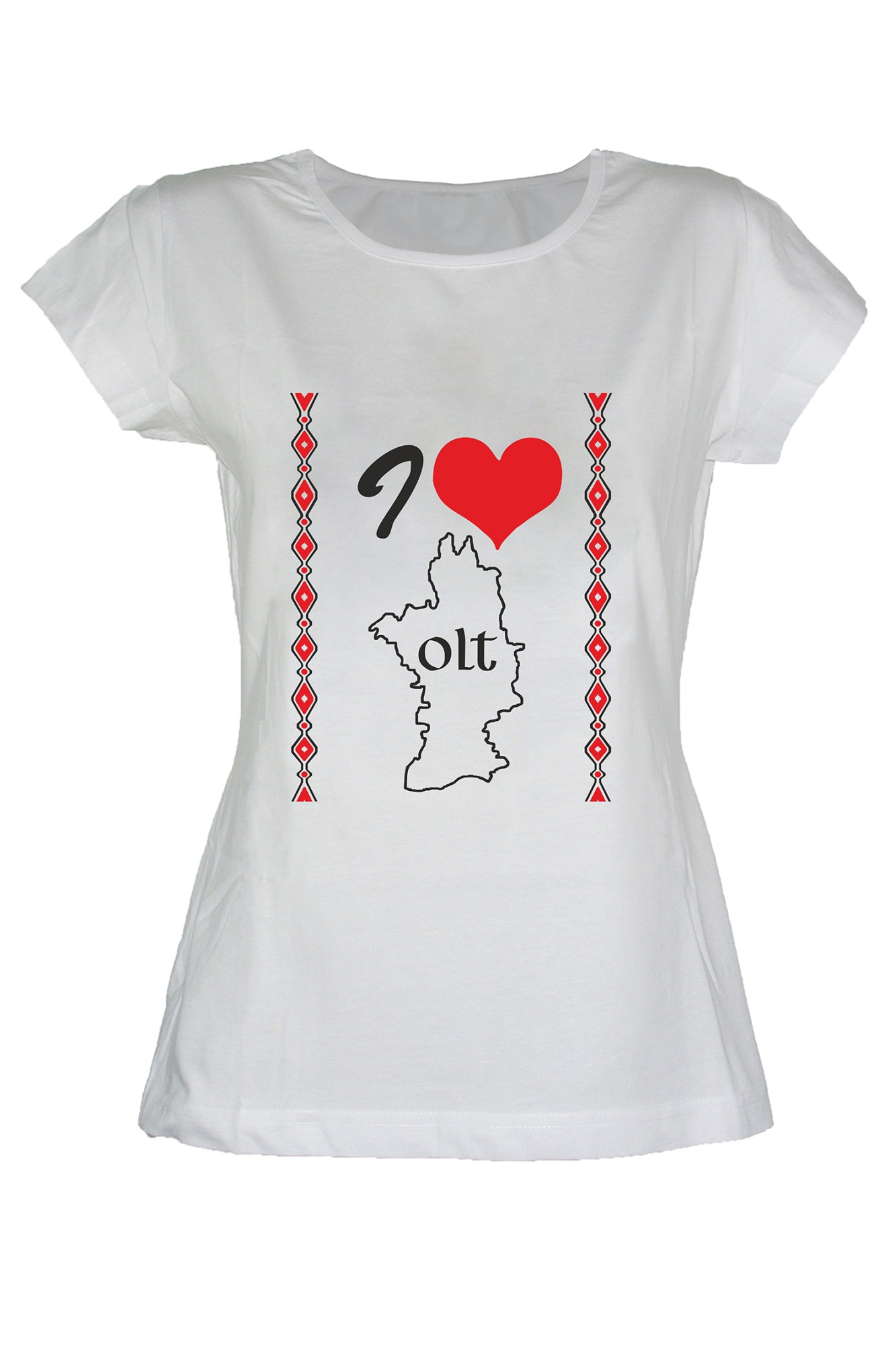 Tricou I love Olt dama