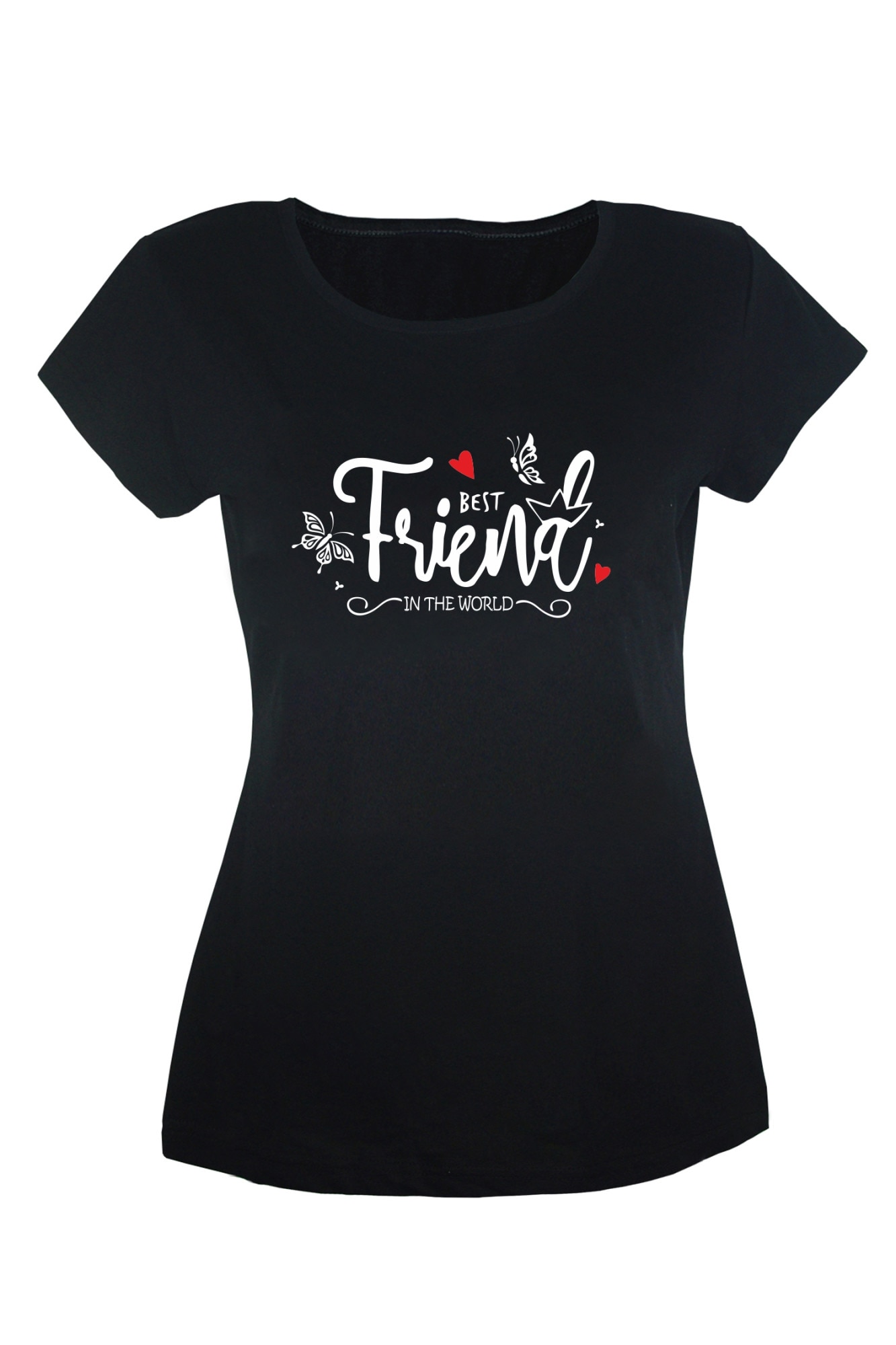 Tricou Best Friend in the World dama, Negru
