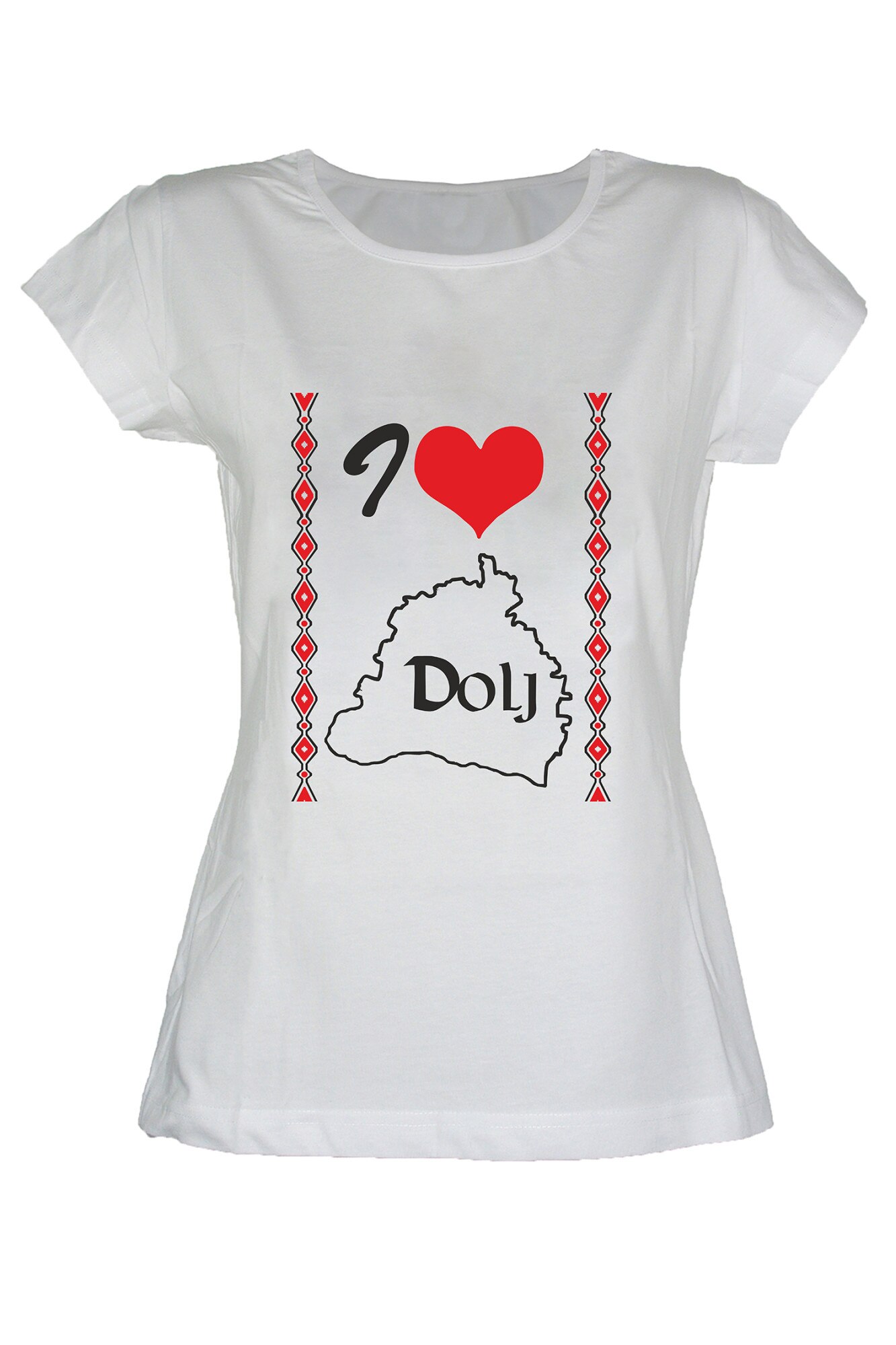 Tricou I love Dolj dama