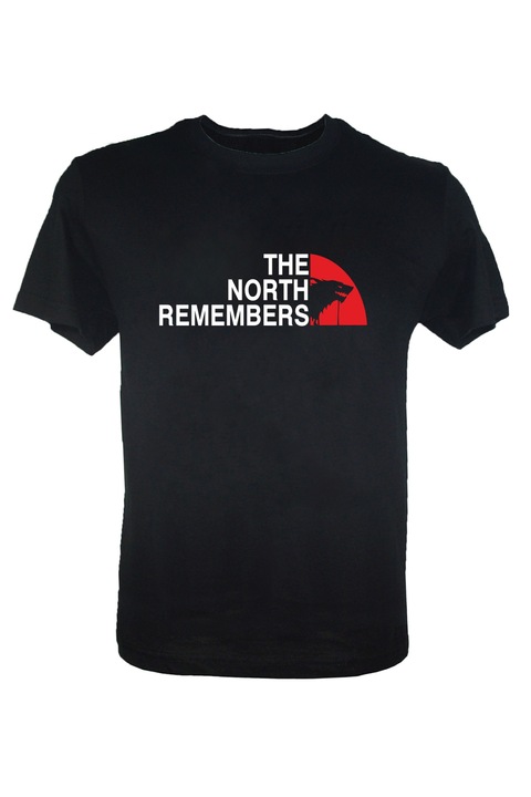 Tricou The North Remembers barbat, Negru