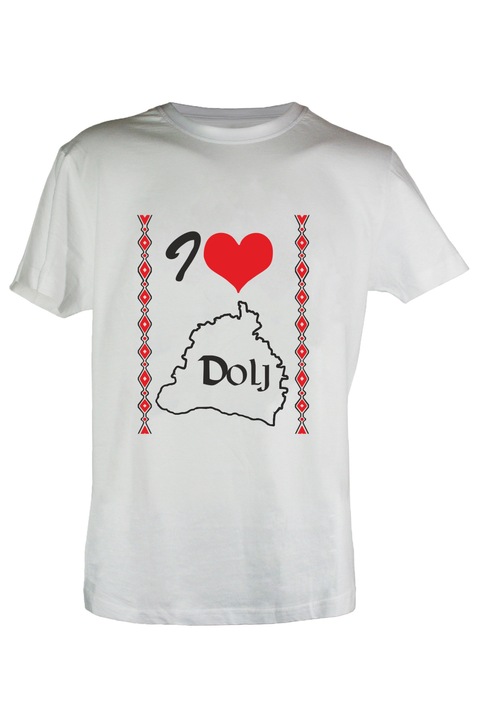 Tricou I love Dolj barbat