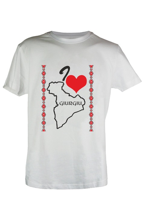 Tricou I love Giurgiu barbat