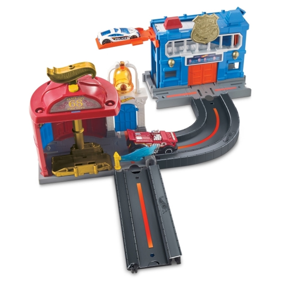 Set Mattel Hot Wheels Pista curba si dreapta