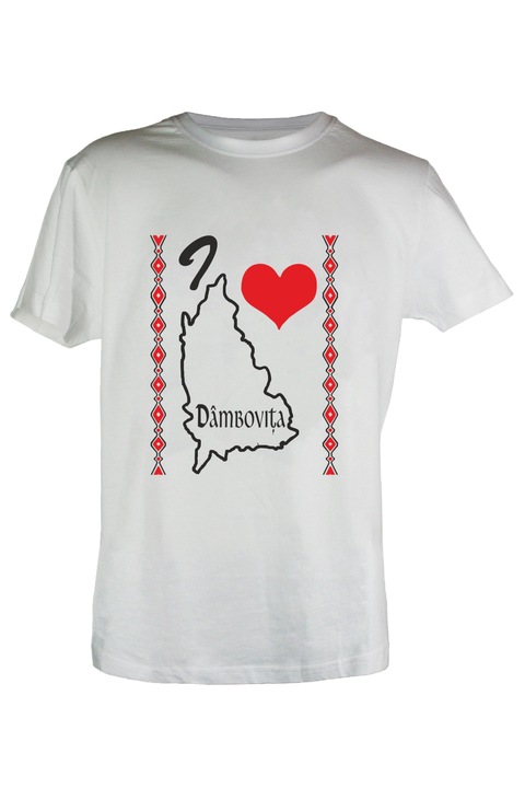 Tricou I love Dambovita barbat