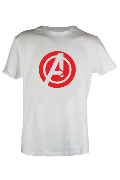 Tricou Avengers barbat, Alb