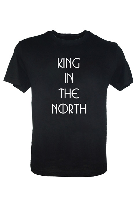 King in the North férfi póló, Fekete