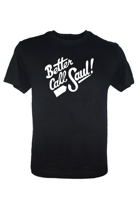 Tricou Better call Saul barbat, Negru