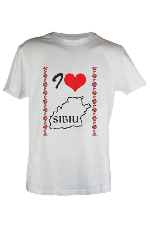 Tricou I love Sibiu barbat