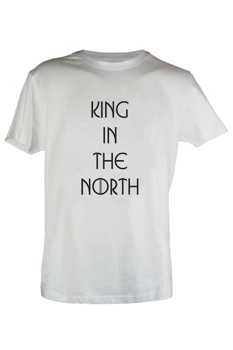 King in the North férfi póló, Fehér