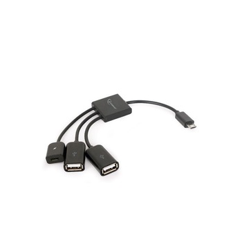 Cablu de date Gembird, Universal, 13 cm, USB 2.0, Negru Cablu de date Gembird, Universal, 13 cm, USB 2.0, Negru