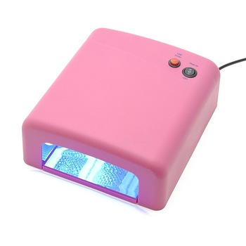 Lampa Uv, 36 W, cu 4 neoane 9 W, roz Lampa Uv, 36 W, cu 4 neoane 9 W, roz