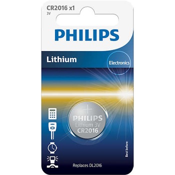 Baterie Philips Lithium CR2016, 3V, 1 buc Baterie Philips Lithium CR2016, 3V, 1 buc