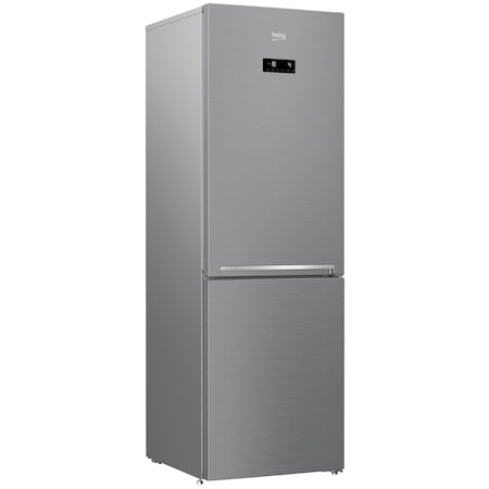 Combina frigorifica Beko RCNA366E30ZXB, 324 litri, Clasa A++, NoFrost, Touch control, H 185.9 cm, Argintiu
