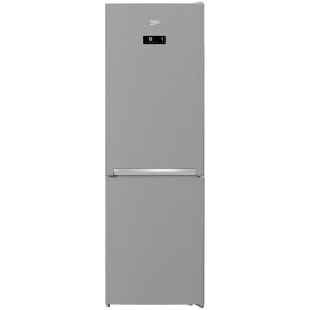 Combina frigorifica Beko RCNA366E30ZXB, 324 litri, Clasa A++, NoFrost, Touch control, H 185.9 cm, Argintiu