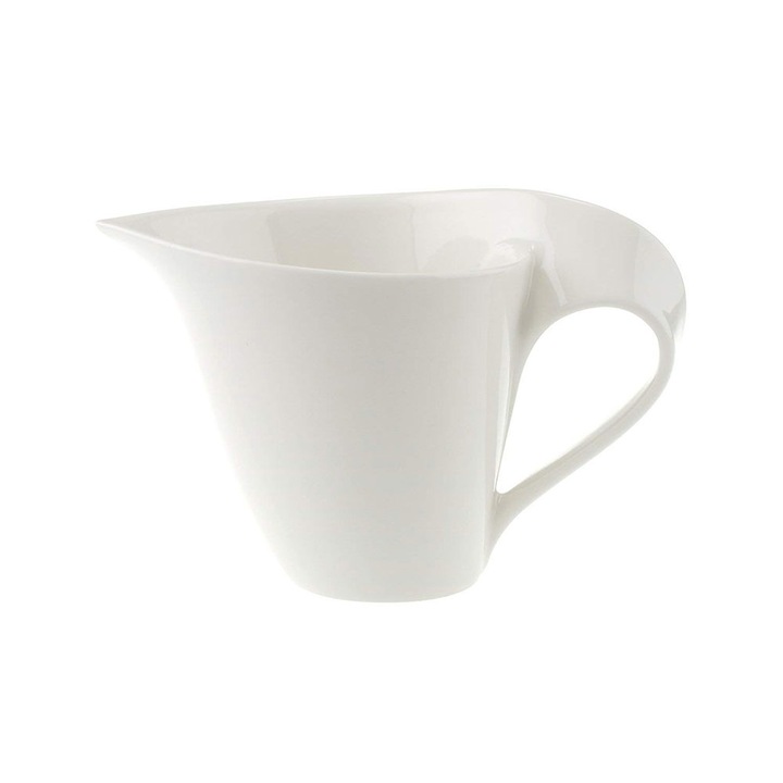 Recipient lapte/frisca, Villeroy & Boch, New wave, 0,2 L, Alb