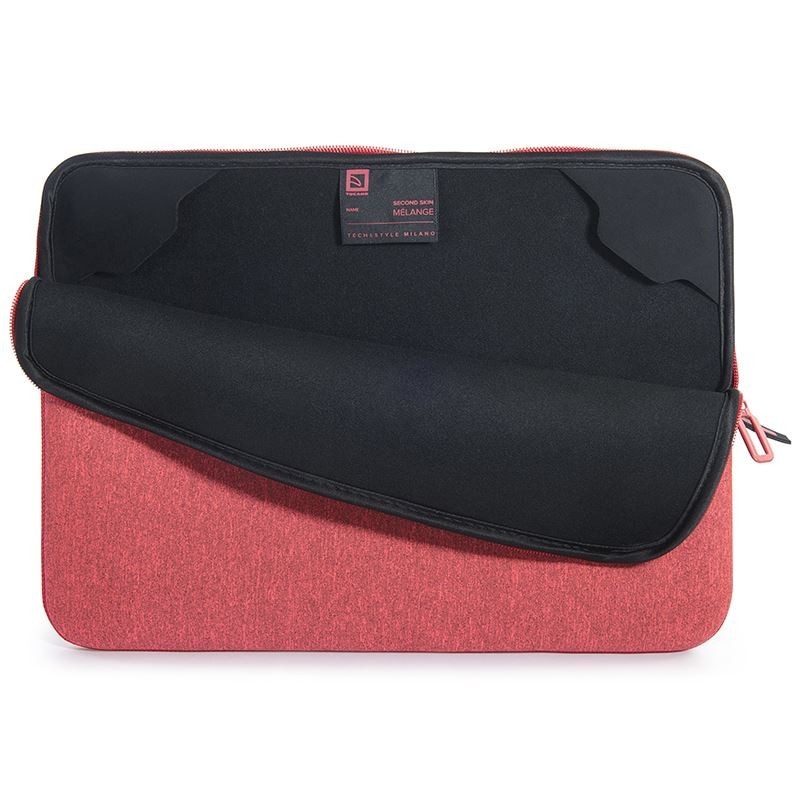 Husa laptop Tucano Melange Second Skin, pentru Macbook Pro/Macbook Pro Retina/Ultrabook, 15", Rosu