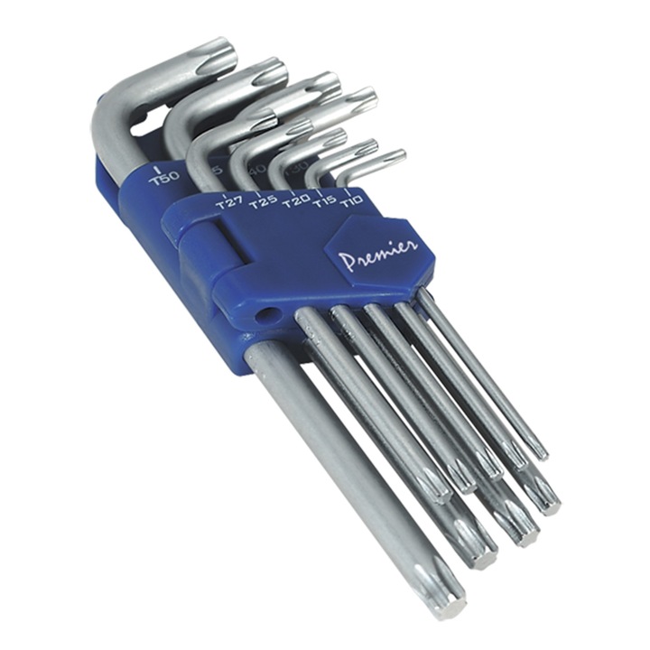 Trusa chei TRX-star, L, 9 piese, Sealey