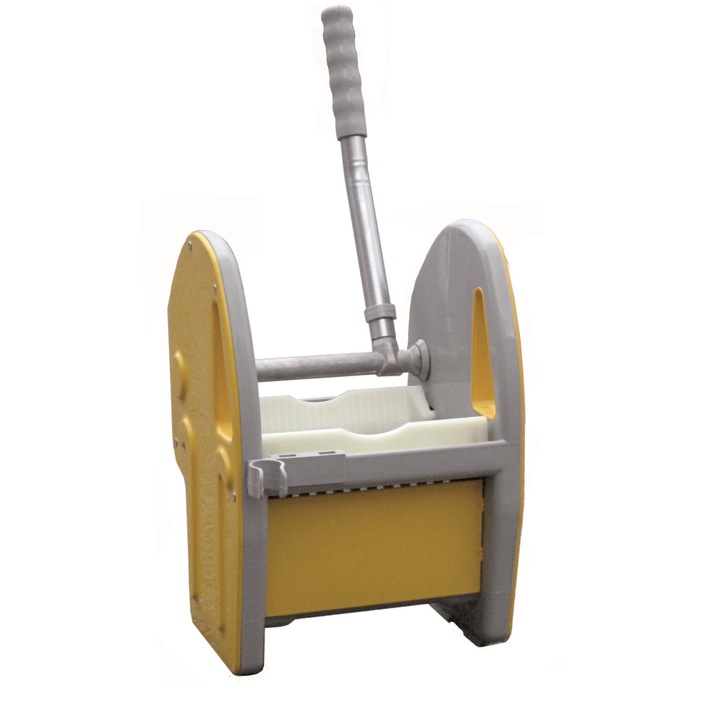 Storcator pentru mop profesional, Pongal, plastic, gri/galben