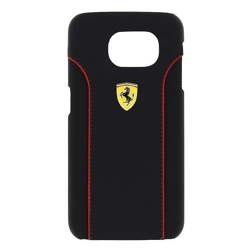 Husa de protectie Ferrari pentru Samsung G920 S6, Negru