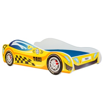 Pat pentru copii, TAXI dimensiune 160x80, saltea Pat pentru copii, TAXI dimensiune 160x80, saltea