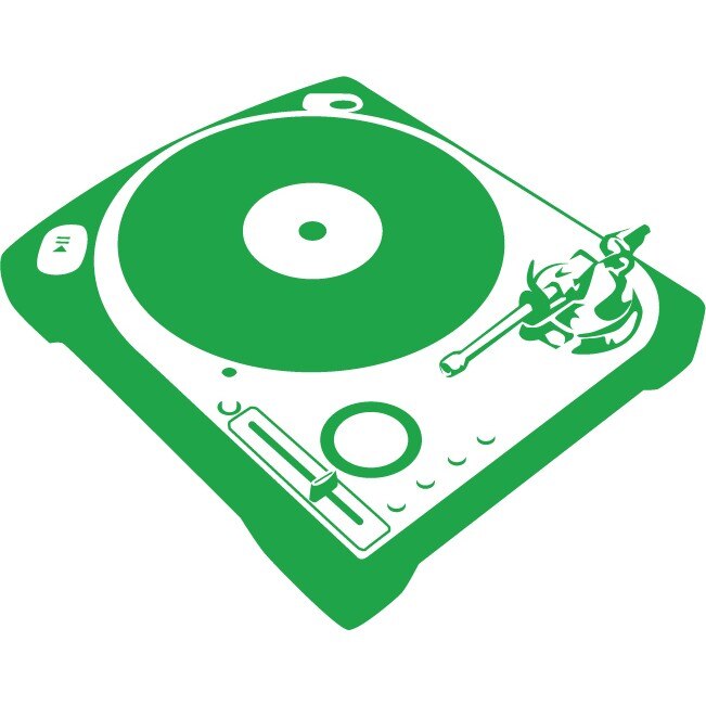 Pickup - Sticker Decorativ - Verde - 133 x 104 cm