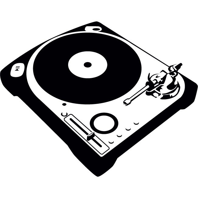 Pickup - Sticker Decorativ - Negru - 100 x 78 cm