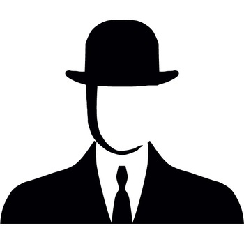 Barbat misterios - Sticker Decorativ - Negru - 133 x 110 cm Barbat misterios - Sticker Decorativ - Negru - 133 x 110 cm