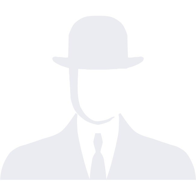 Barbat misterios - Sticker Decorativ - Alb polar - 100 x 83 cm