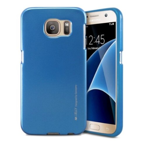 Mercury, Husa de protectie iJelly pentru Samsung Galaxy A3 2017, Albastru
